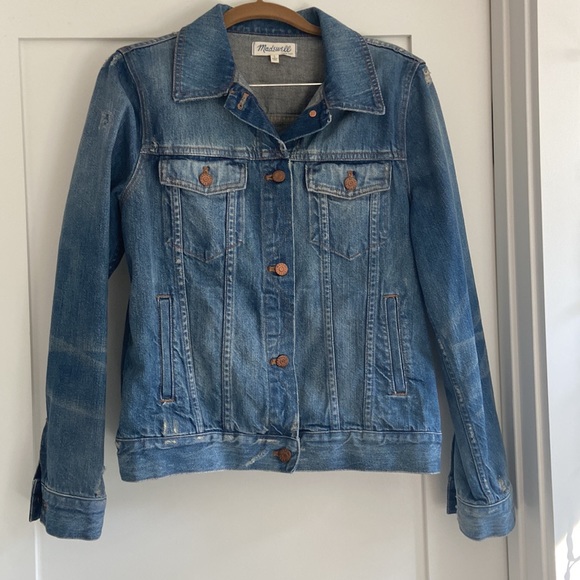 Madewell Jean Jacket - Ellery Wash - Large - Picture 3 of 4